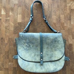 STEVE MADDEN OLIVE GREEN HOBO CROSSBODY